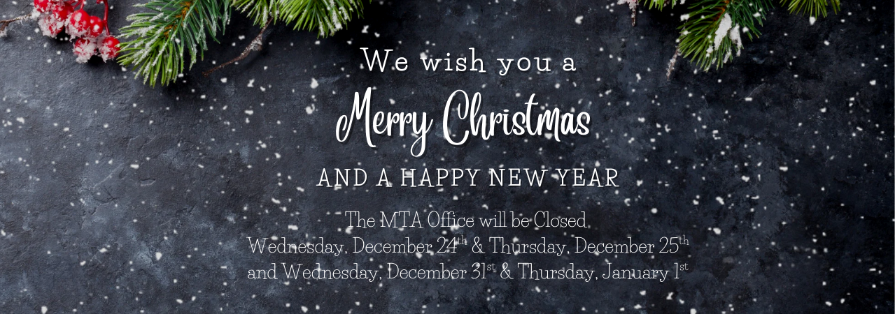 MTA Office Closed Christmas 2025